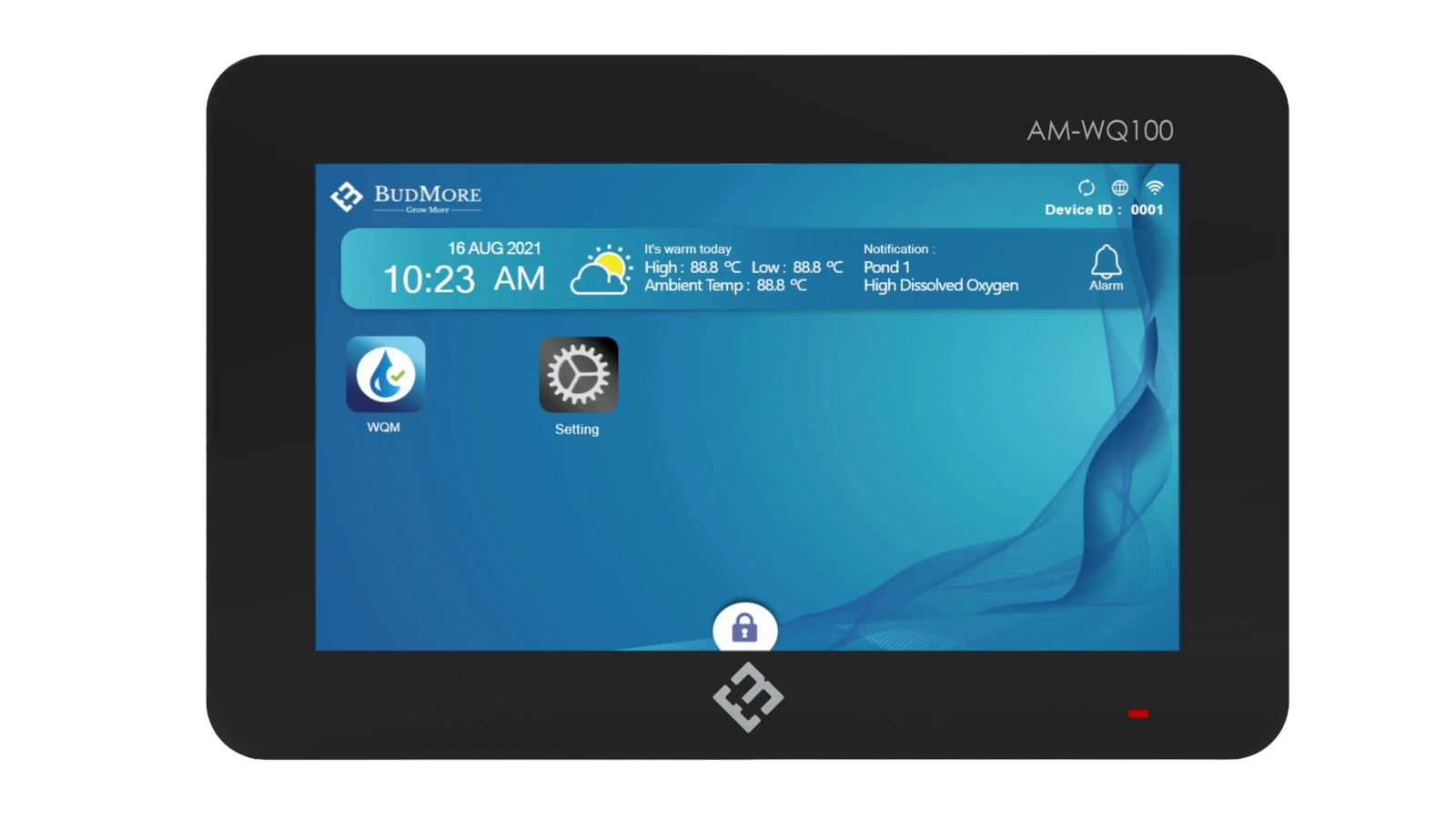 Multi parameter Multi pond Water Quality Monitor